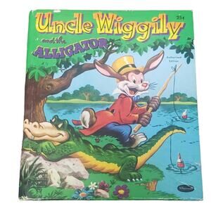 Vintage Whitman Uncle Wiggily & The Alligator Authorized Edition Nostalgia Book